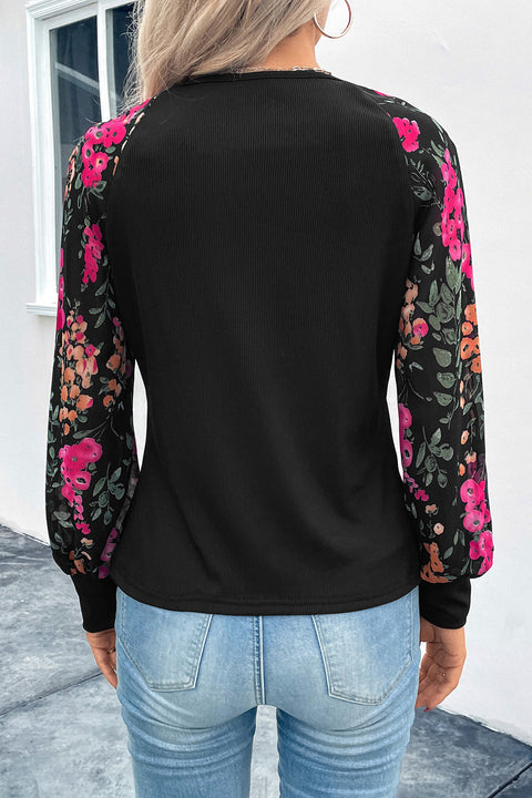 Flirty In Floral Blouse