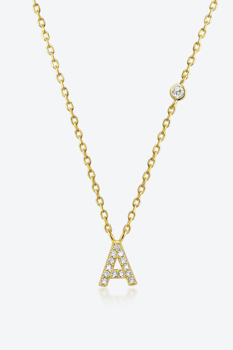 A to F | Initial Necklace
