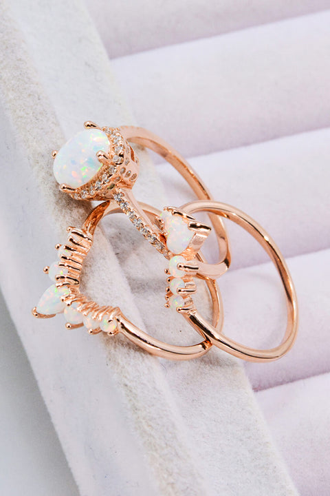 Lady Opal Ring Set