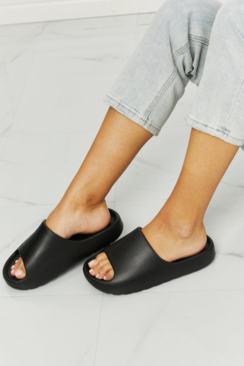 Black Comfort Slides