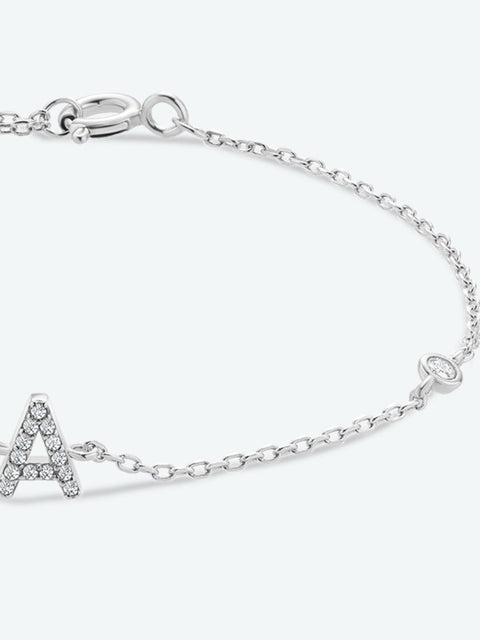 A To F | Gold or Silver Bracelet