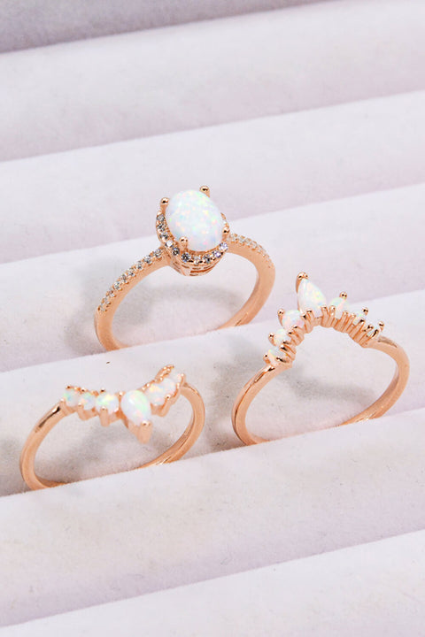 Lady Opal Ring Set