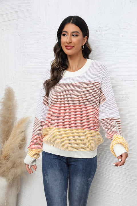 Candy Color Block Sweater