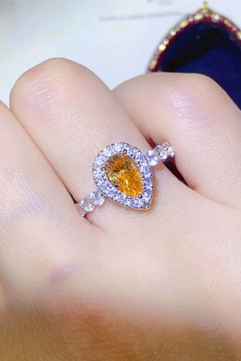 Amber | 1 CT Moissanite Ring