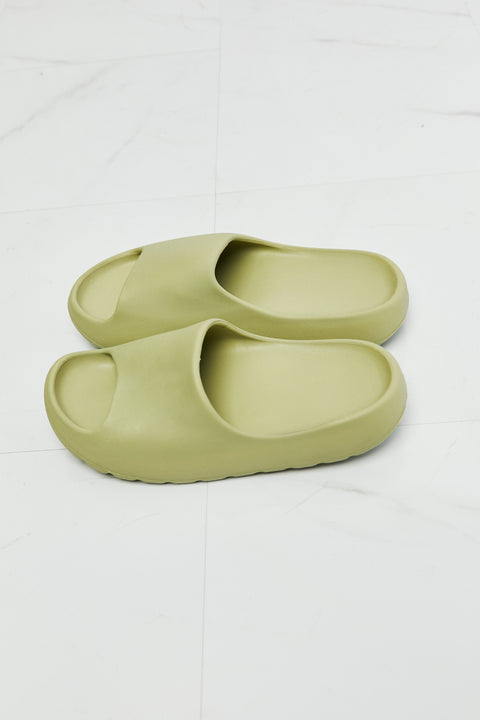 Chartreuse Comfort Slides