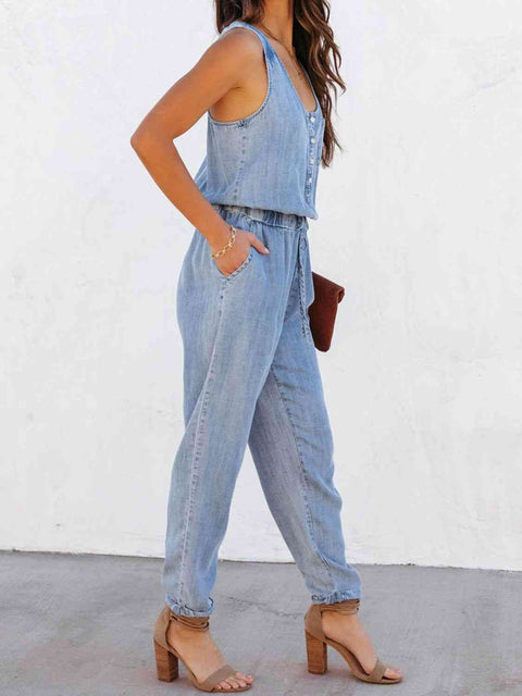 Skippa Denim Jumpsuit