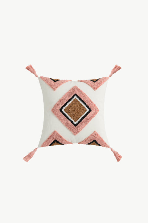 Brick & Mauve Geo Pillow Case