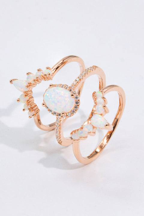 Lady Opal Ring Set