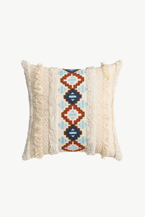 Brown & Navy Boho Pillow Cover