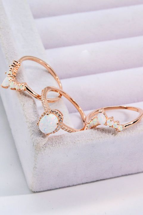 Lady Opal Ring Set