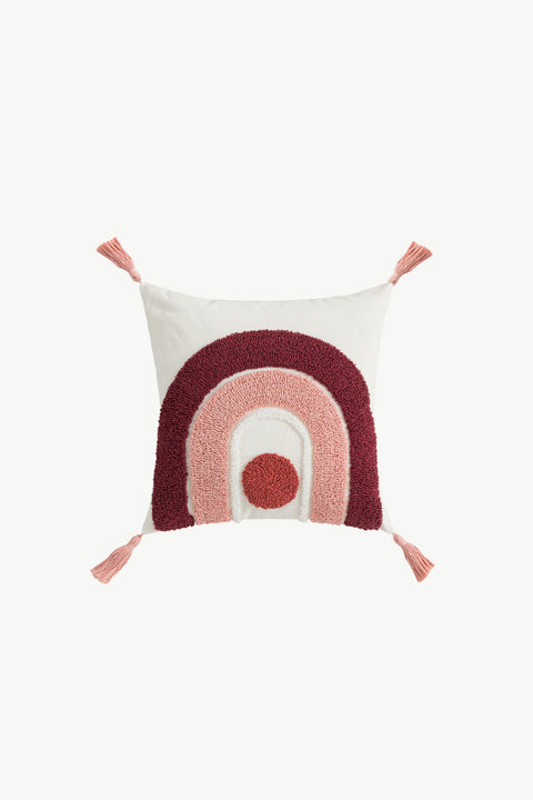 Brick & Mauve Geo Pillow Case